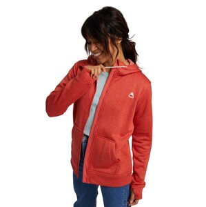 Burton dámská mikina Oak Full-Zip - FW20 Cranberry Heather | Oranžová | Velikost L