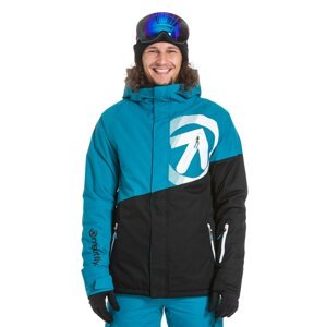 Meatfly pánská SNB & SKI bunda Bang Teal/Black | Černá | Velikost L