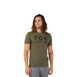 Fox pánské technické tričko Non Stop Ss Tech Olive Green | Zelená | Velikost S