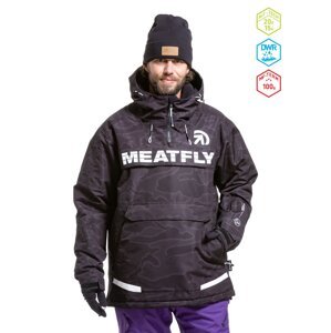 Meatfly pánská SNB & SKI bunda Zenith Morph Black | Černá | Velikost L