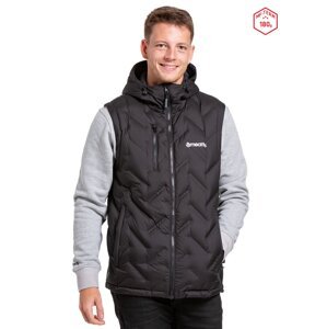 Meatfly pánská vesta Larry Black | Černá | Velikost L
