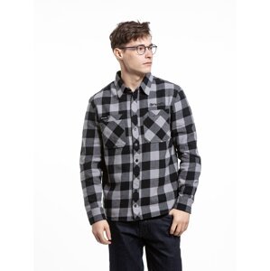 Meatfly pánská košile Hunt 2.0 Premium Black | Černá | Velikost S | 100% bavlna
