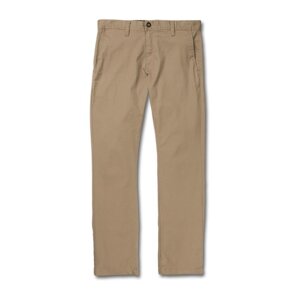Volcom pánské kalhoty Frickin Modern Stret Khaki | Zelená | Velikost 38 x 34