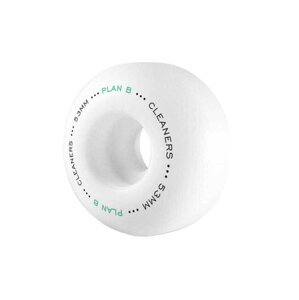 Plan b kolečka Cleanups 53 mm | Bílá | Velikost skate 53 mm