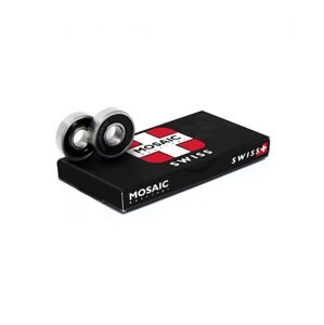 Mosaic ložiska Swiss Silver Black Bearings Super Titanium 1 Abec 7 608 | Velikost skate 608
