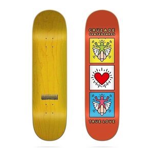 Cruzade skateboardová deska True Love 8,5" | Oranžová | Velikost skate 8,5"