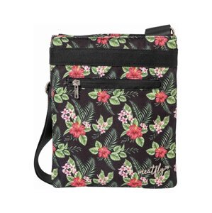 Meatfly dámská kabelka Dixie Tropical Black | Černá | Objem One Size