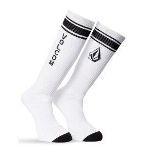 Volcom ponožky High Stripe Sock Pr White | Bílá | Velikost One Size