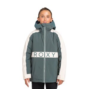 Roxy dětská SNB & SKI bunda Snowmist Girl Sea Pine | Zelená | Velikost 16 r.