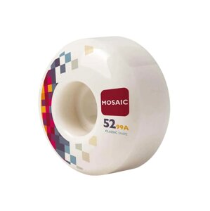 Mosaic kolečka Rutor CS 52 mm | Bílá | Velikost skate 52 mm