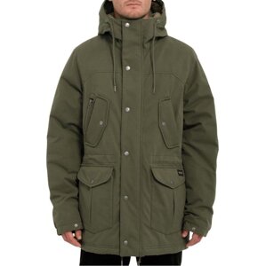 Volcom pánská bunda Starget 5K Parka Military | Maskáč | Velikost XL