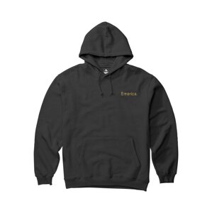Emerica pánská mikina Lockup Black/Gold | Černá | Velikost M
