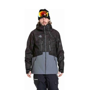 Meatfly pánská SNB & SKI bunda Cronos Morph Black | Černá | Velikost XL