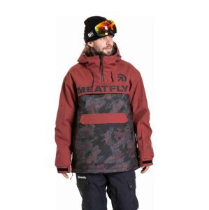 Meatfly pánská SNB & SKI bunda Zenith Wine Mossy | Černá | Velikost L