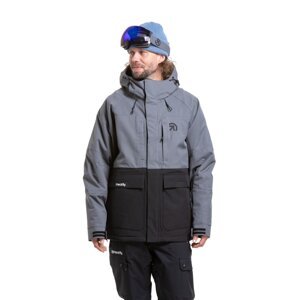 Meatfly pánská SNB & SKI bunda Vertigo Dark Grey / Black | Černá | Velikost L