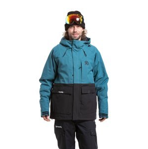 Meatfly pánská SNB & SKI bunda Vertigo Deep Ocean / Black | Černá | Velikost L