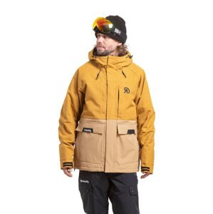 Meatfly pánská SNB & SKI bunda Vertigo Wood / Tan | Hnědá | Velikost L