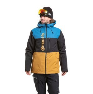 Meatfly pánská SNB & SKI bunda Manifold Wood / Blue | Modrá | Velikost XL