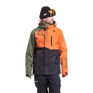 Meatfly pánská SNB & SKI bunda Shader Orange / Bronze Green | Zelená | Velikost XL