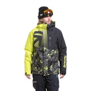 Meatfly pánská SNB & SKI bunda Shader Acid Lime Mossy | Zelená | Velikost L
