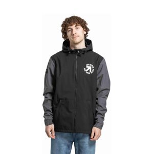 Meatfly pánská street bunda Finn Black / Grey | Černá | Velikost L