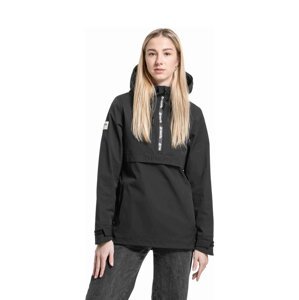 Meatfly dámská street bunda Kalle Black / Black Logo | Černá | Velikost XL