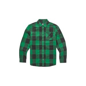 Etnies pánská košile Dig L/S Flannel Black/Green | Černá | Velikost L