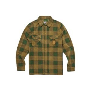 Etnies pánská košile Woodsman Fleece Olive/Tan | Zelená | Velikost L