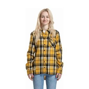 Meatfly dámská košile Courtney Yellow | Žlutá | Velikost S | 100% bavlna