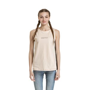 Meatfly dámské tílko Hailey Tapioca / Black | Černá | Velikost L | 100% bavlna