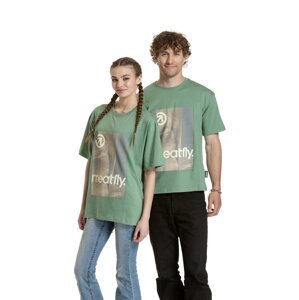 Meatfly unisex tričko Junglist Grey Leaf | Šedá | Velikost M/L | 100% bavlna