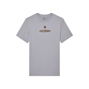 Fox pánské tričko Planet Moto Ss Prem Steel Grey | Šedá | Velikost M