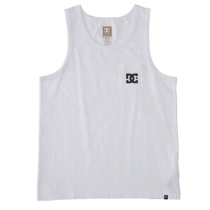 Dc pánské tílko Shoes Star Pocket Tt White | Bílá | Velikost XL