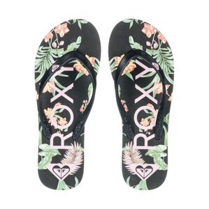 Roxy dámské žabky Tahiti VII Black | Černá | Velikost 10 US