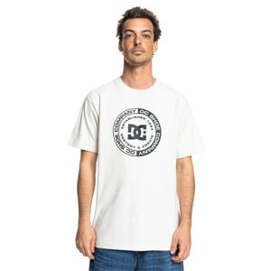 Dc shoes pánské tričko DC Corpo Hss Snow Heather | Bílá | Velikost XL