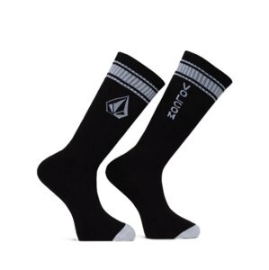Volcom ponožky High Stripe Pr Black Single | Černá | Velikost One Size