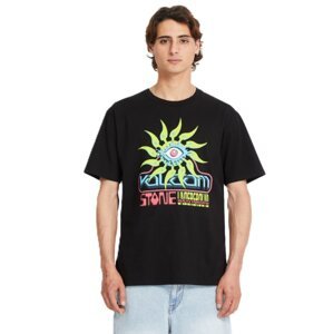 Volcom pánské tričko Realityfab Bsc Sst Black | Černá | Velikost L