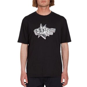 Volcom pánské tričko V Ent Sst Black | Černá | Velikost XL