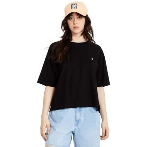 Volcom dámské tričko Stone Blanks Up Black | Černá | Velikost M | 100% bavlna