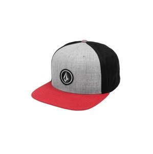 Volcom kšiltovka Quarter Twill Cranberry | Šedá | Velikost One Size | 100% bavlna