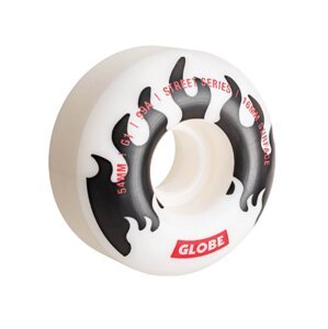 Globe kolečka G1 White / Black / Flames | Bílá | Velikost skate 54 mm
