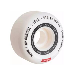 Globe kolečka Goodstock Clay | Bílá | Velikost skate 53 mm