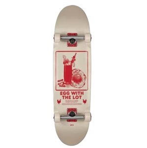 Globe skateboard Eggy Off-White / The Lot | Černá | Velikost skate 8,625"