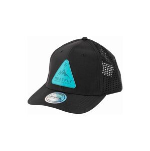 Meatfly kšiltovka Ollie Perfor Cap Black Peak | Černá | Velikost One Size