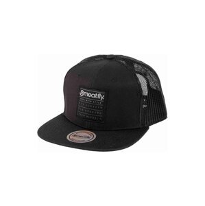 Meatfly kšiltovka Thunderbolt Trucker Black Square | Černá | Velikost One Size