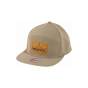 Meatfly kšiltovka Yuto 6 Panel Snapback Olive Live | Zelená | Velikost One Size