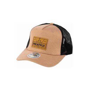 Meatfly kšiltovka Corey Trucker Beige Live | Černá | Velikost One Size