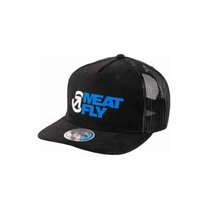 Meatfly kšiltovka Shaun Trucker Black / Blue Revital | Černá | Velikost One Size