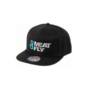 Meatfly kšiltovka Ness Snapback Black / Grey Revital | Černá | Velikost One Size