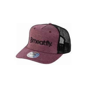 Meatfly kšiltovka Horton Trucker Wine Red / Black Logo | Černá | Velikost One Size